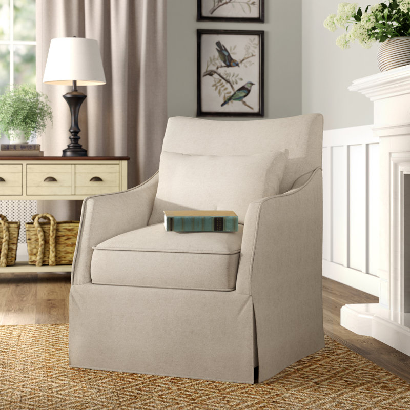 Martha Stewart London Swivel Armchair & Reviews | Birch Lane